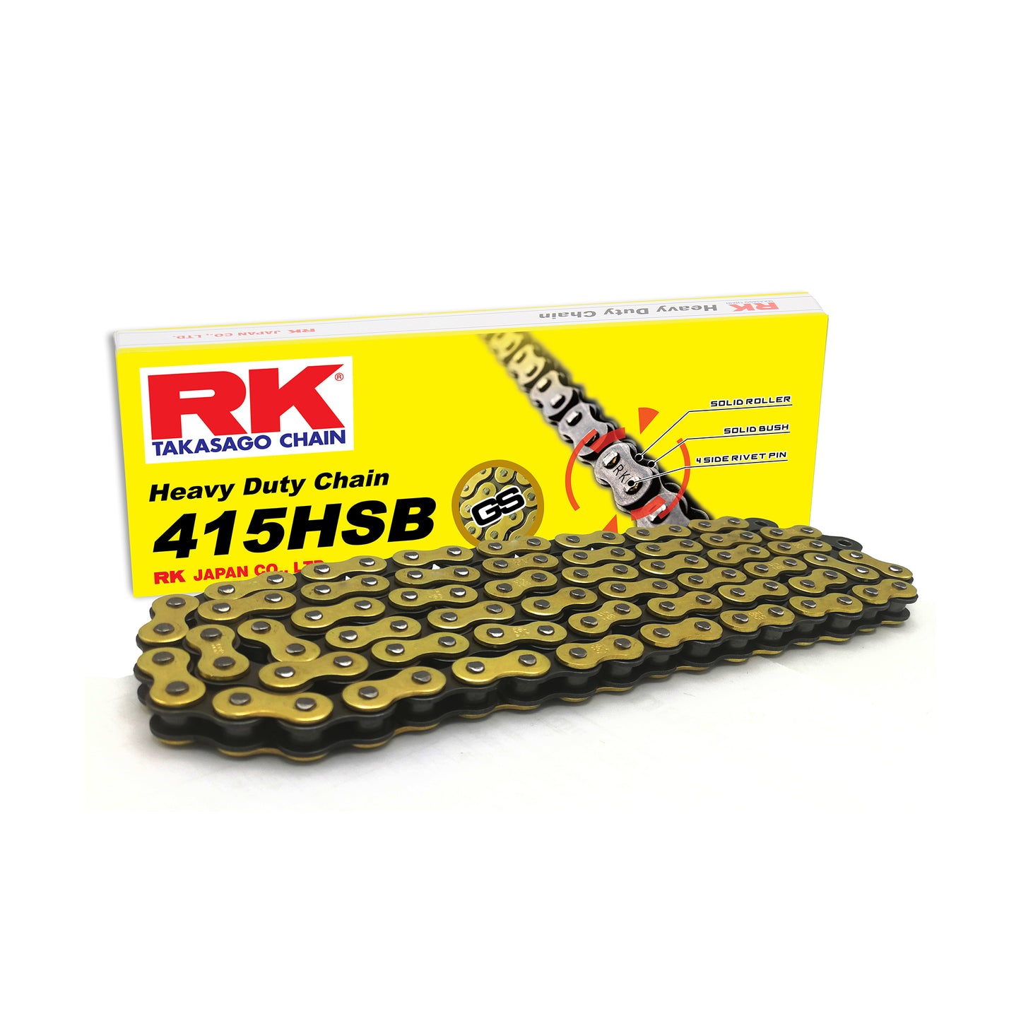 RK GS415HSB-90 Gold Heavy Duty Chain