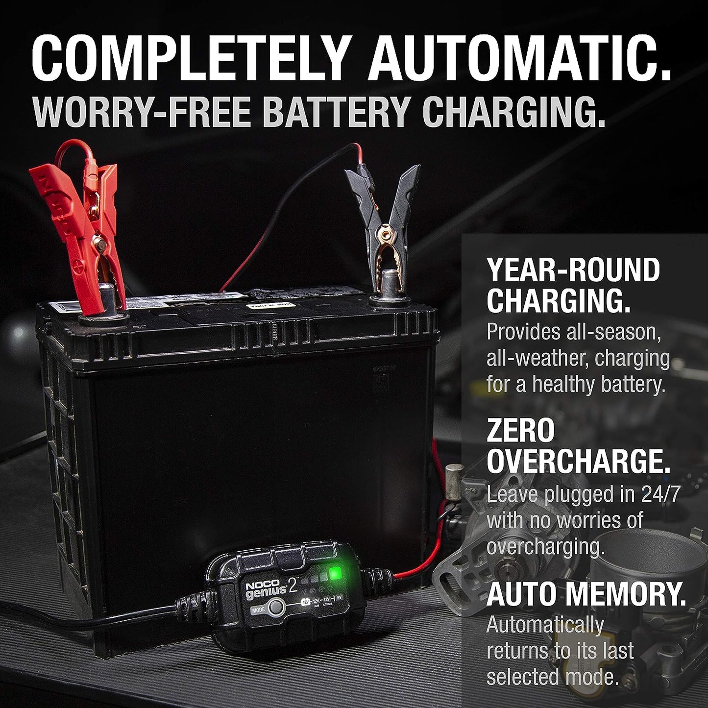 NOCO GENIUS 2A Smart battery charger and maintainer