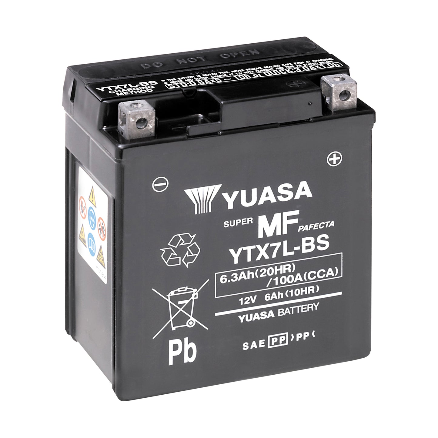 Yuasa YTX7L-BS (CP) 12V Combi-Pack MF VRLA Battery