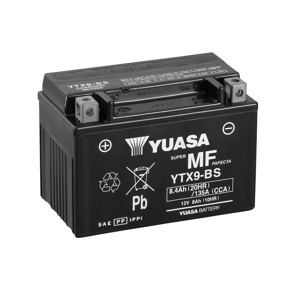 Yuasa YTX9-BS (CP) 12V Combi-Pack MF VRLA Battery