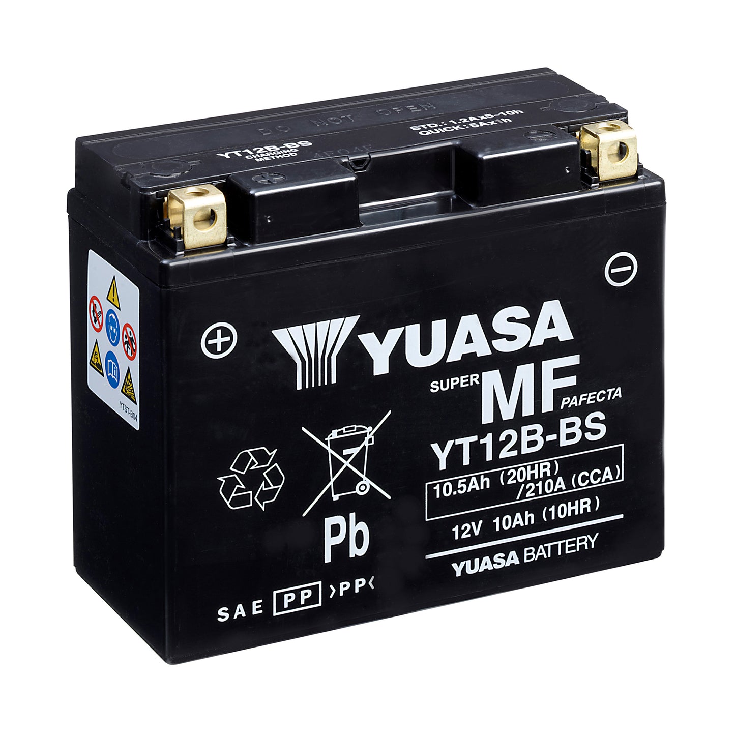 Yuasa YT12B-BS (CP) 12V Combi-Pack MF VRLA Battery