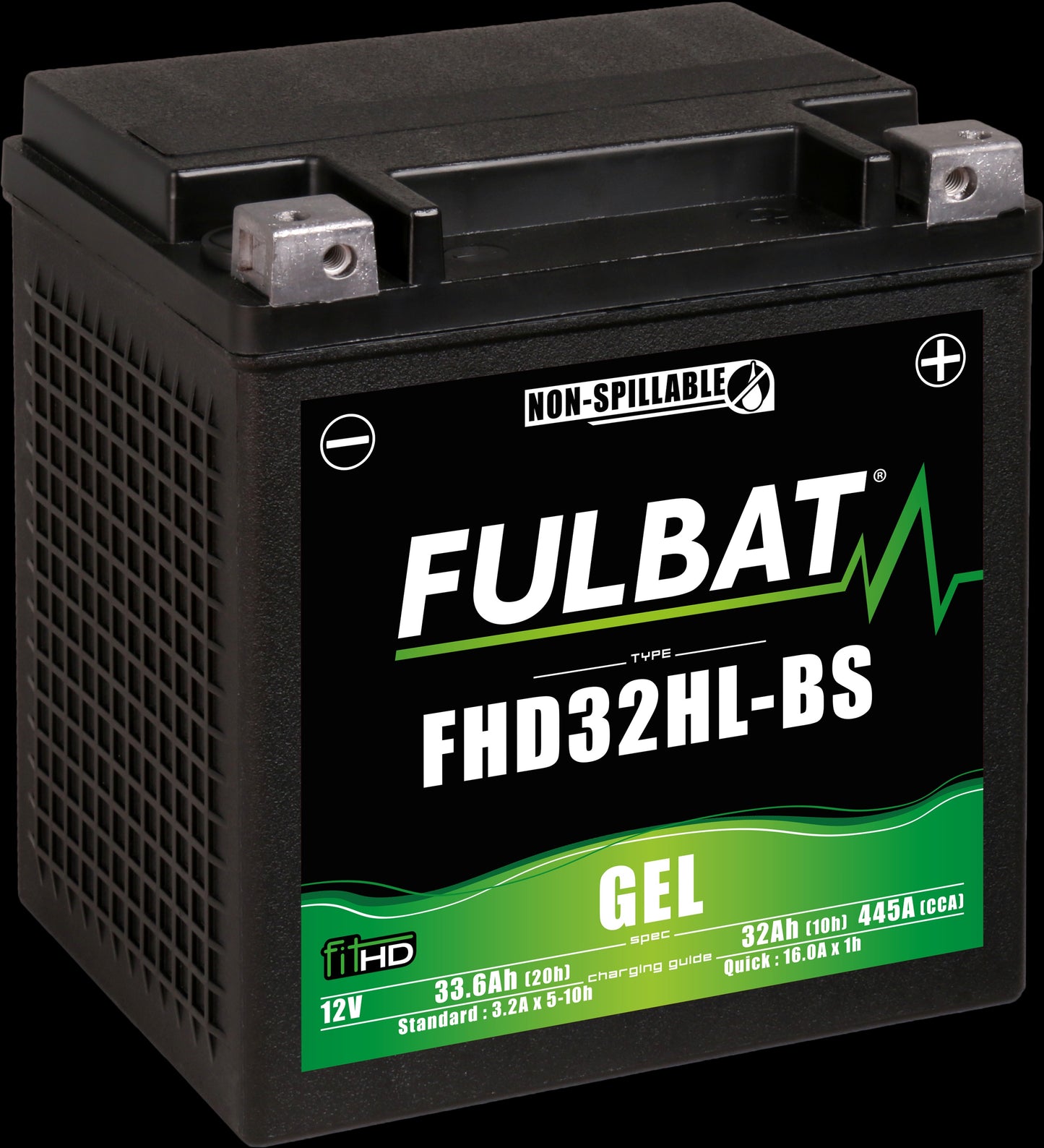Fulbat FHD32HL-BS (WC) H.D. Gel Factory Activated Battery