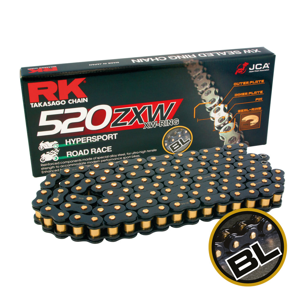 RK BL520ZXW-122 Black Scale XW-Ring Chain