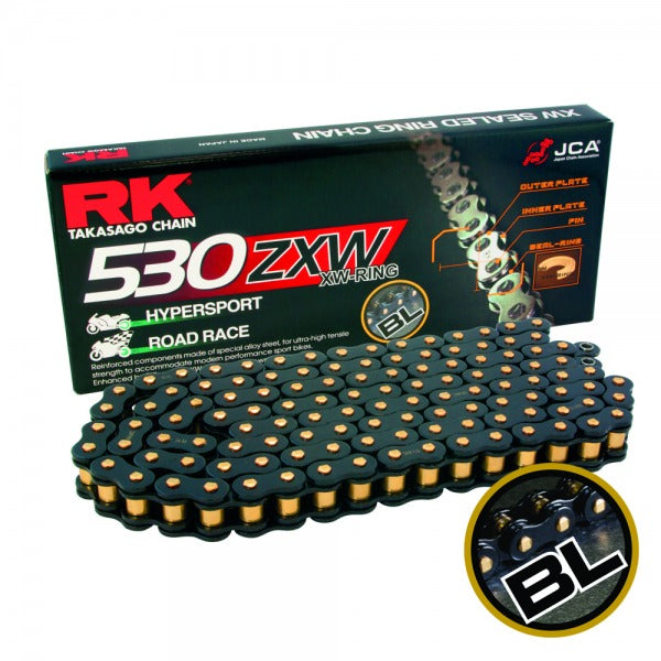 RK BL530ZXW-126 Black Scale XW-Ring Chain