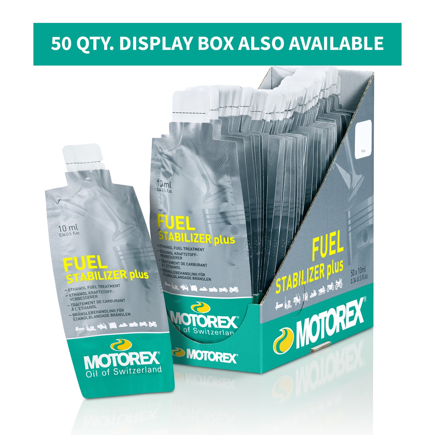Motorex Fuel Stabilizer Plus Individual Sachets (50) 10ml