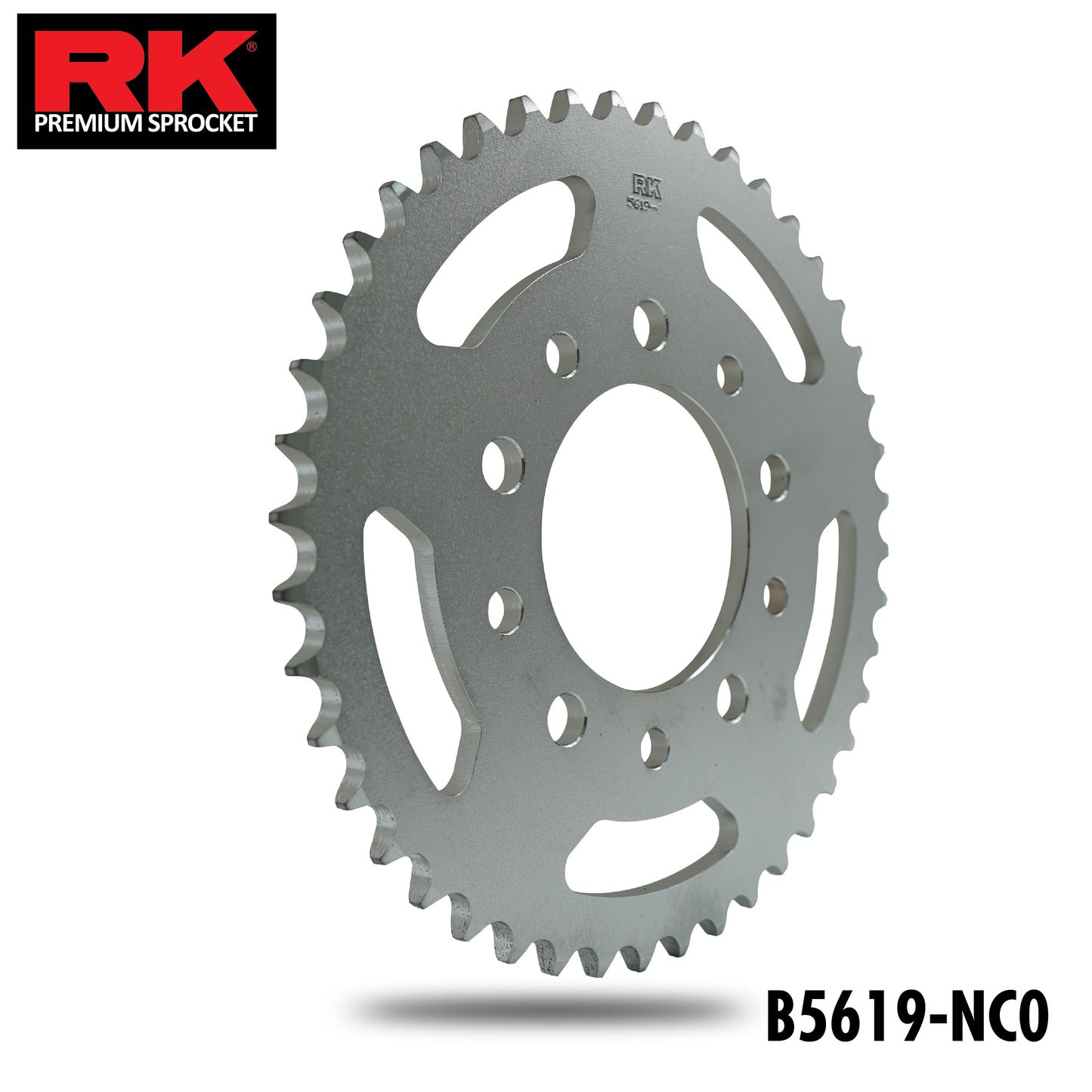 Sprocket Rear RK B5619-43 JTR1332 10.5mm and 12.5mm mount holes 525 pitch