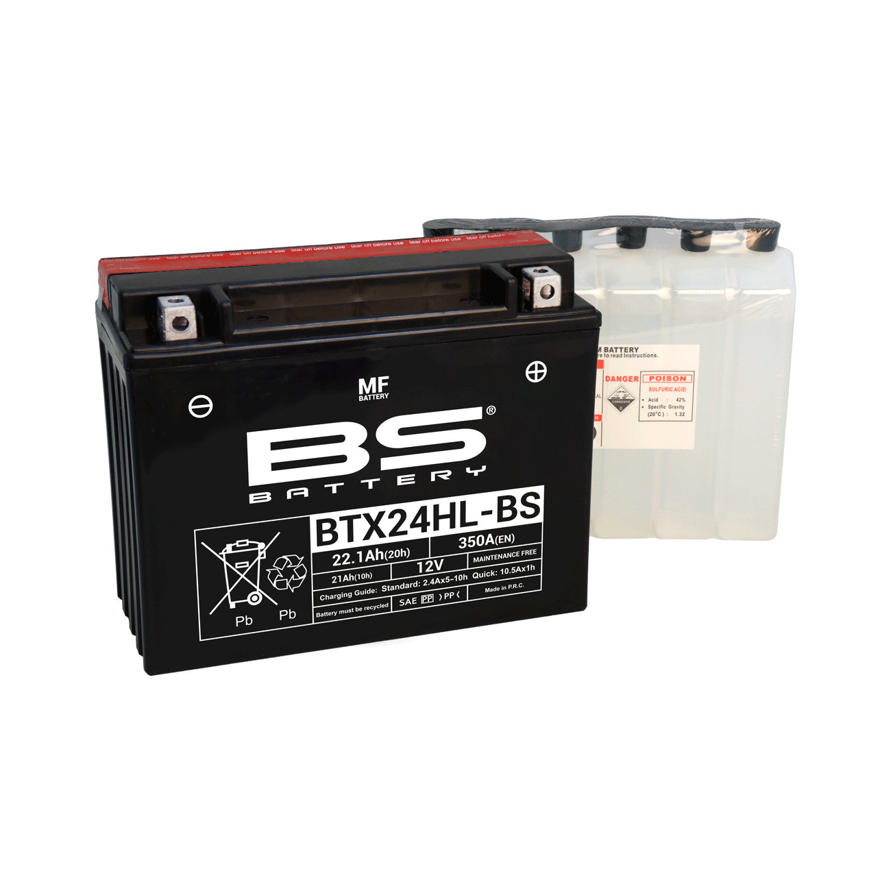 BS BTX24HL-BS (CP) Combi-Pack MF Battery