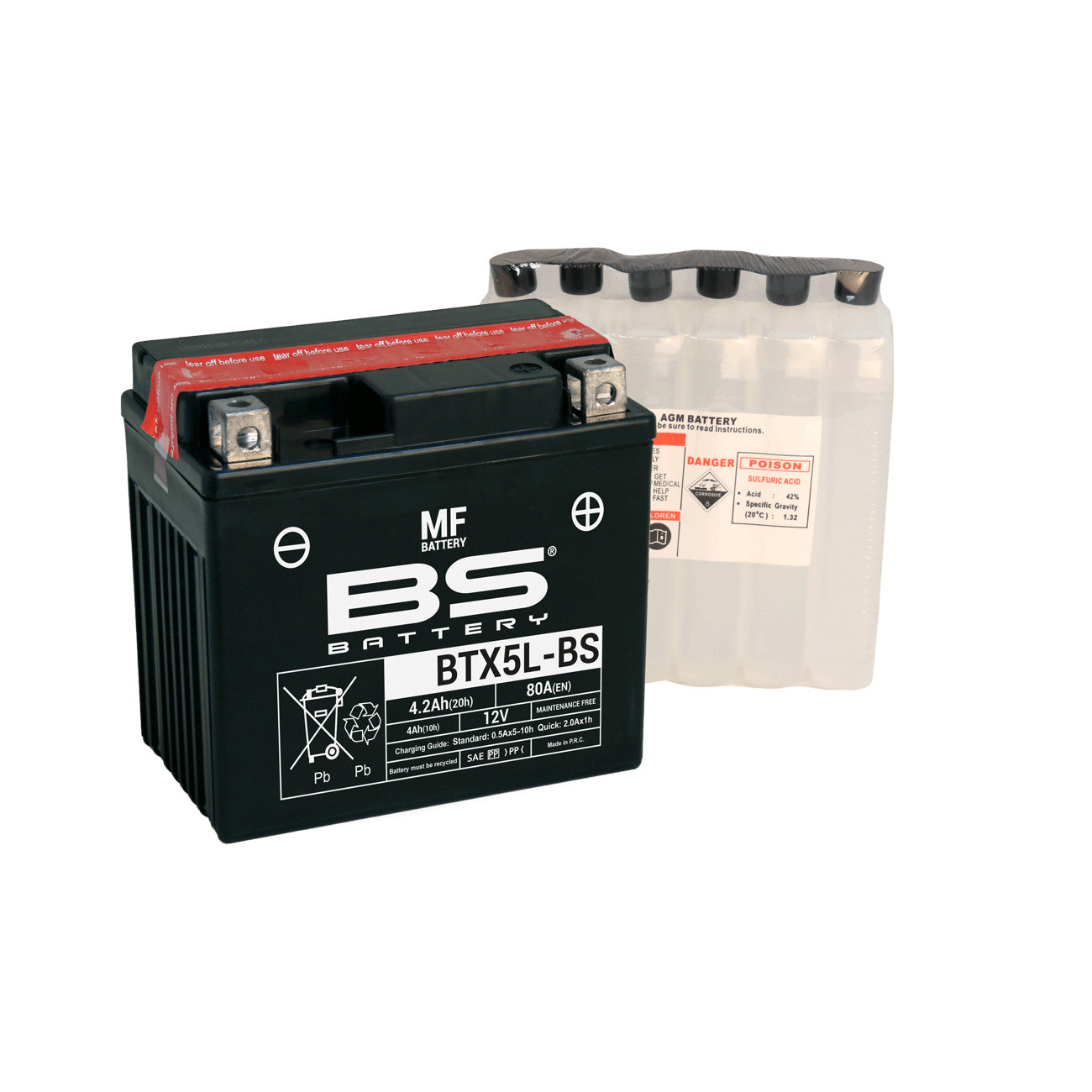 BS BTX5L-BS (CP) Combi-Pack MF Battery