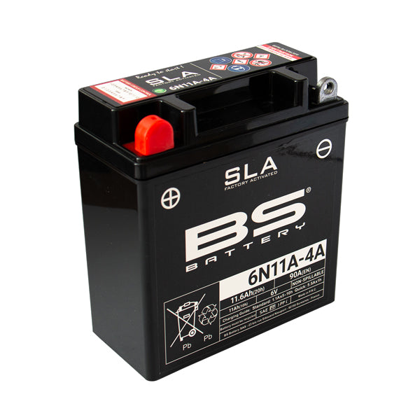 BS 6N11A-4A SLA (WC) Factory Activated Battery