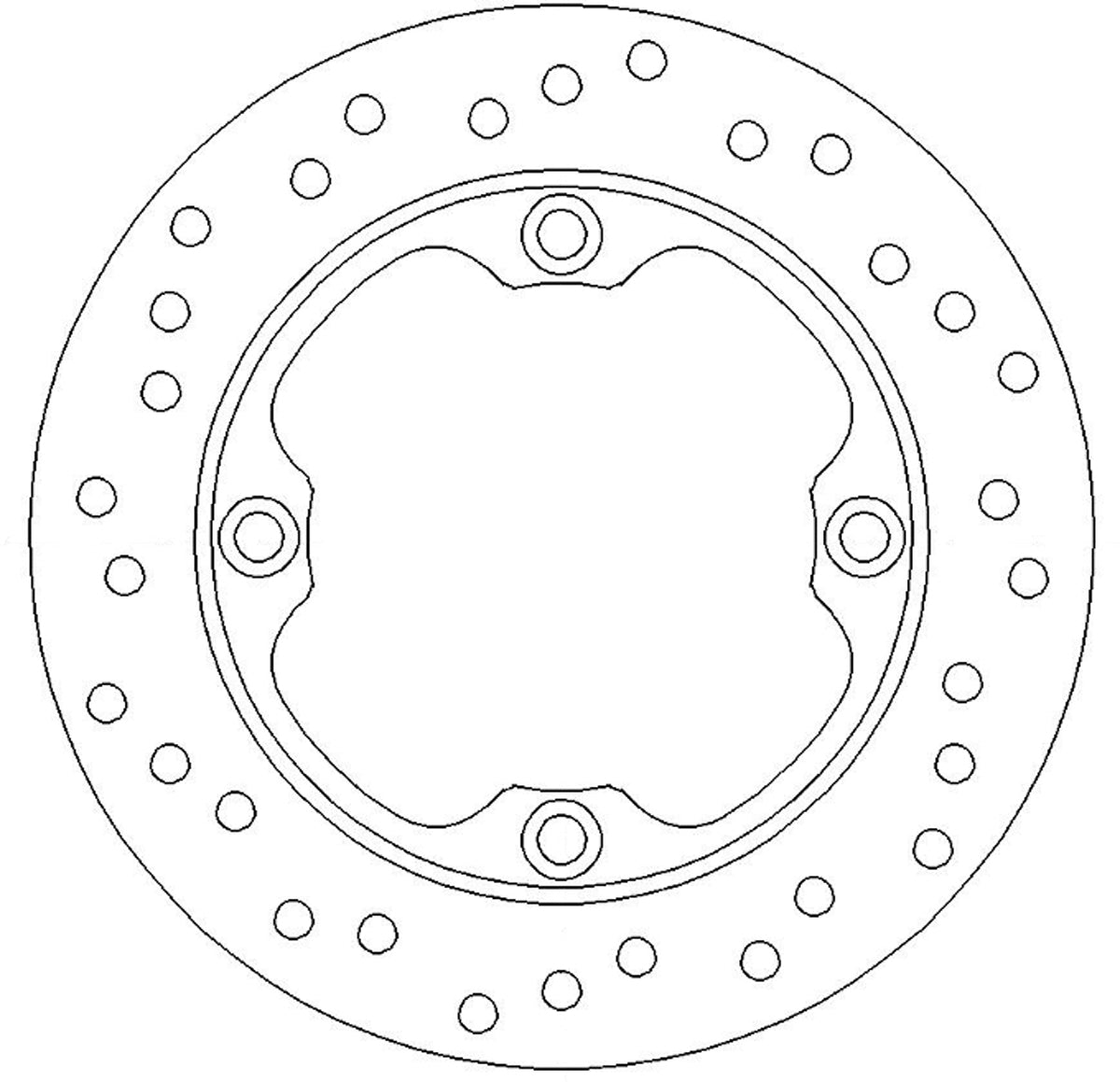 Ferodo Brake Disc Solid FMD0014R