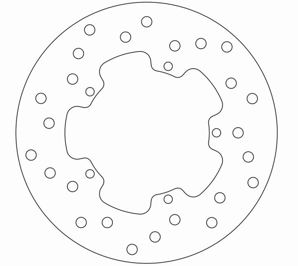 Ferodo Brake Disc Solid FMD0022R