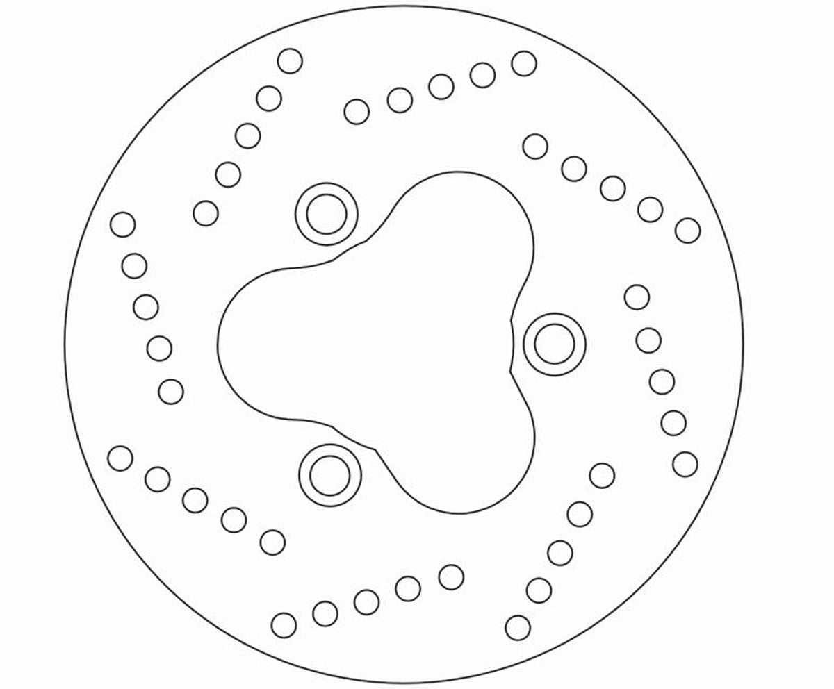 Ferodo Brake Disc Solid FMD0025R