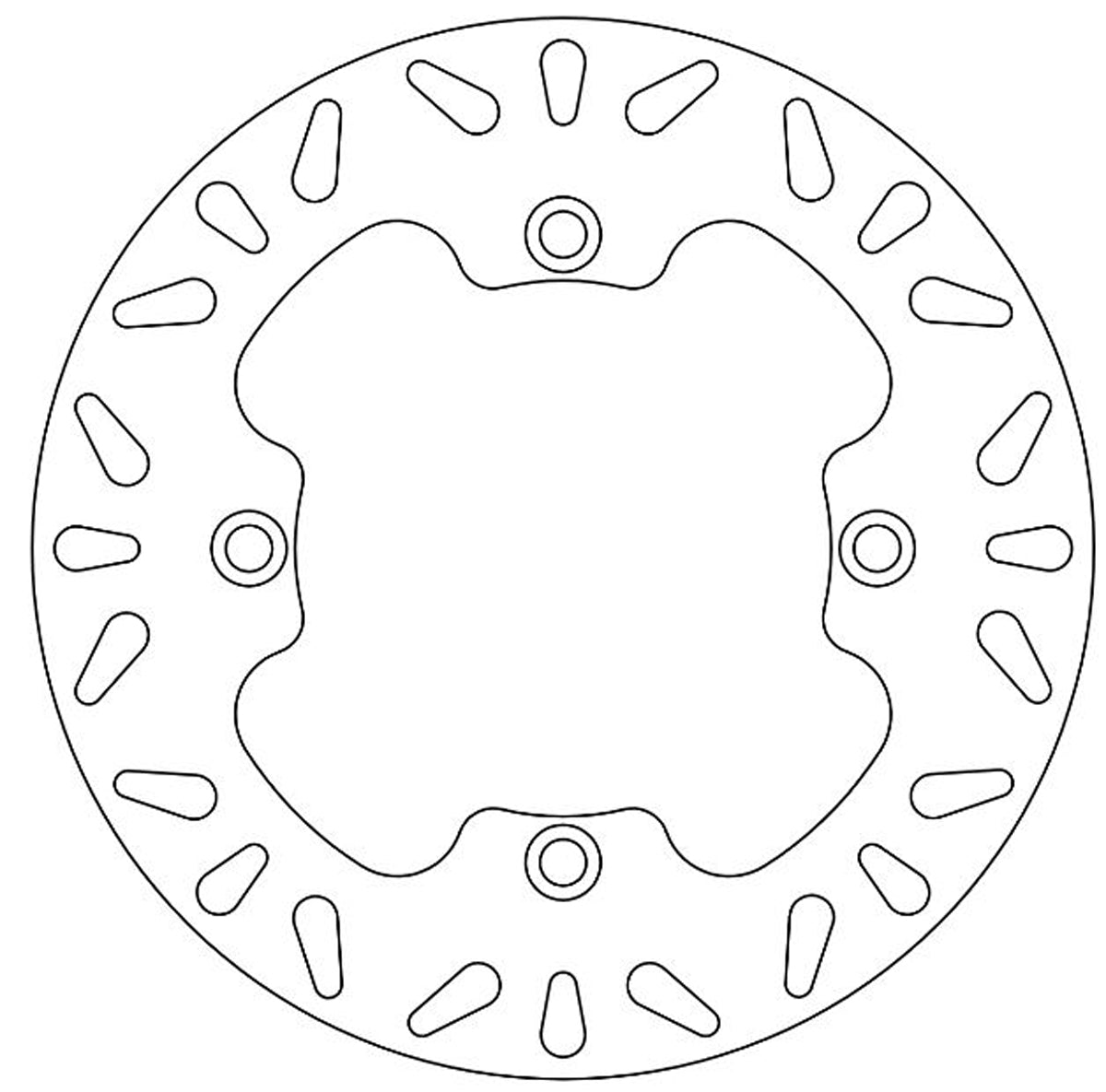 Ferodo Brake Disc Solid FMD0027R