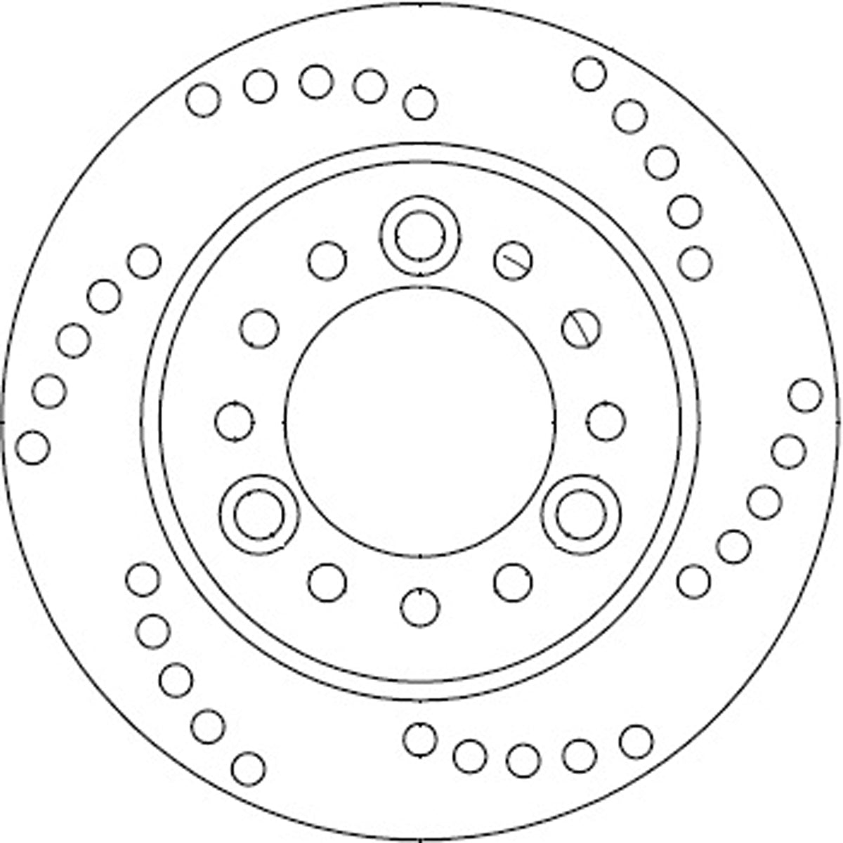Ferodo Brake Disc Solid FMD0034R