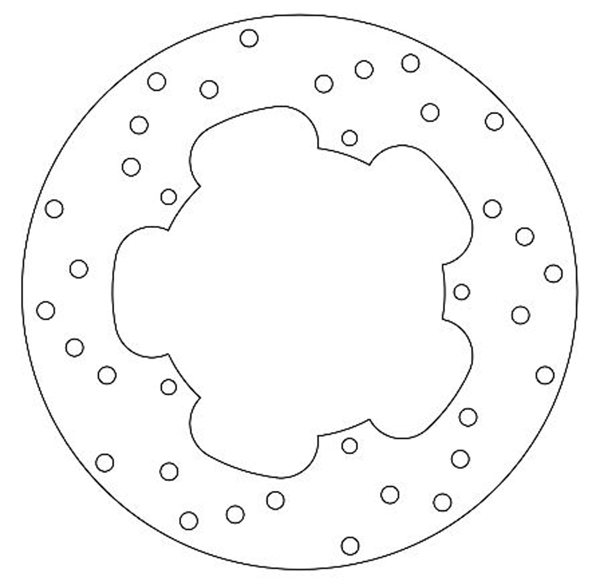 Ferodo Brake Disc Solid FMD0053R