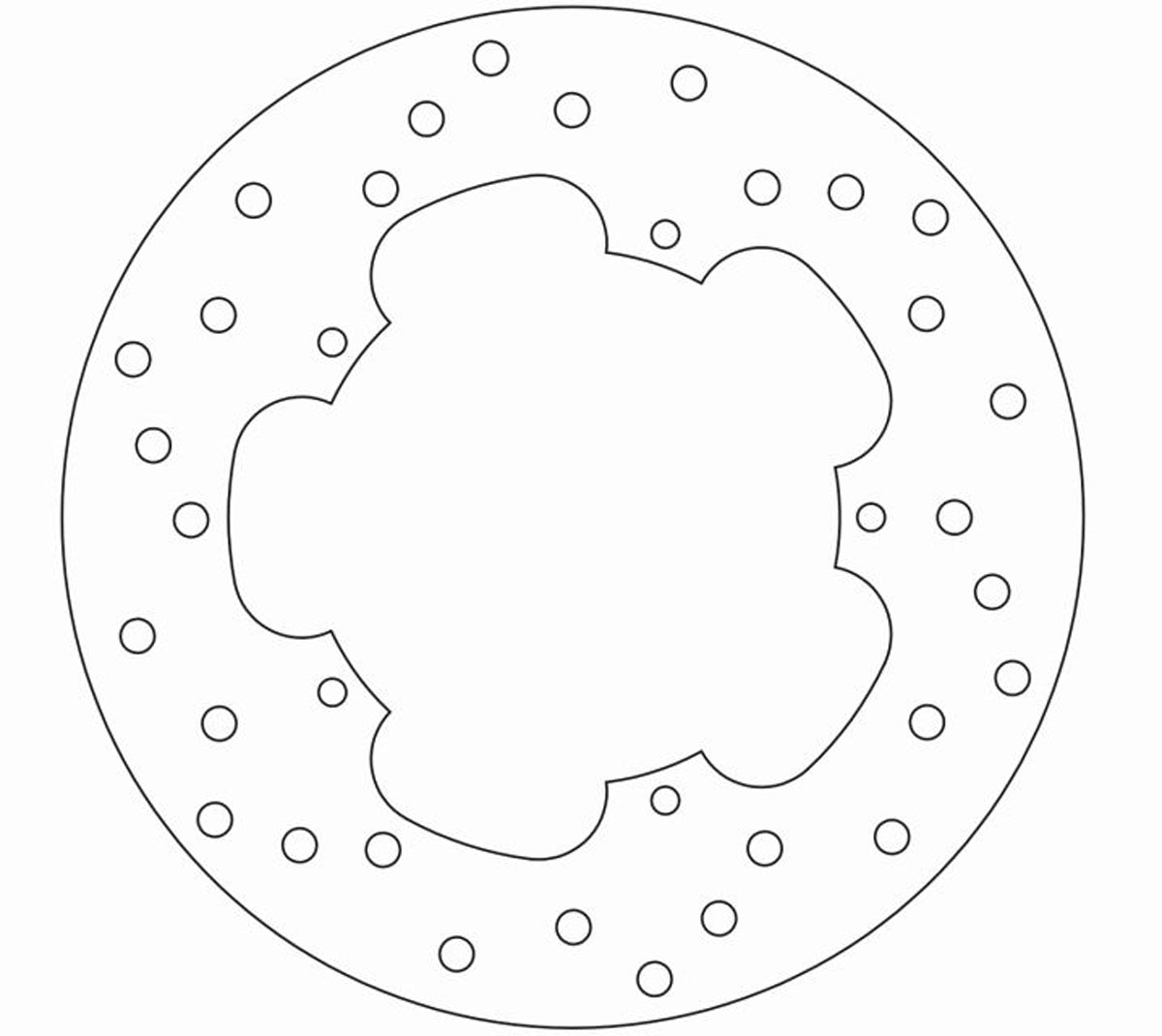 Ferodo Brake Disc Solid FMD0054R