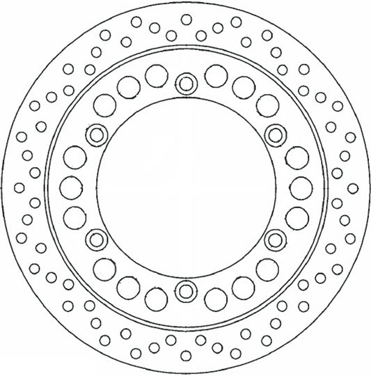 Ferodo Brake Disc Solid FMD0093R