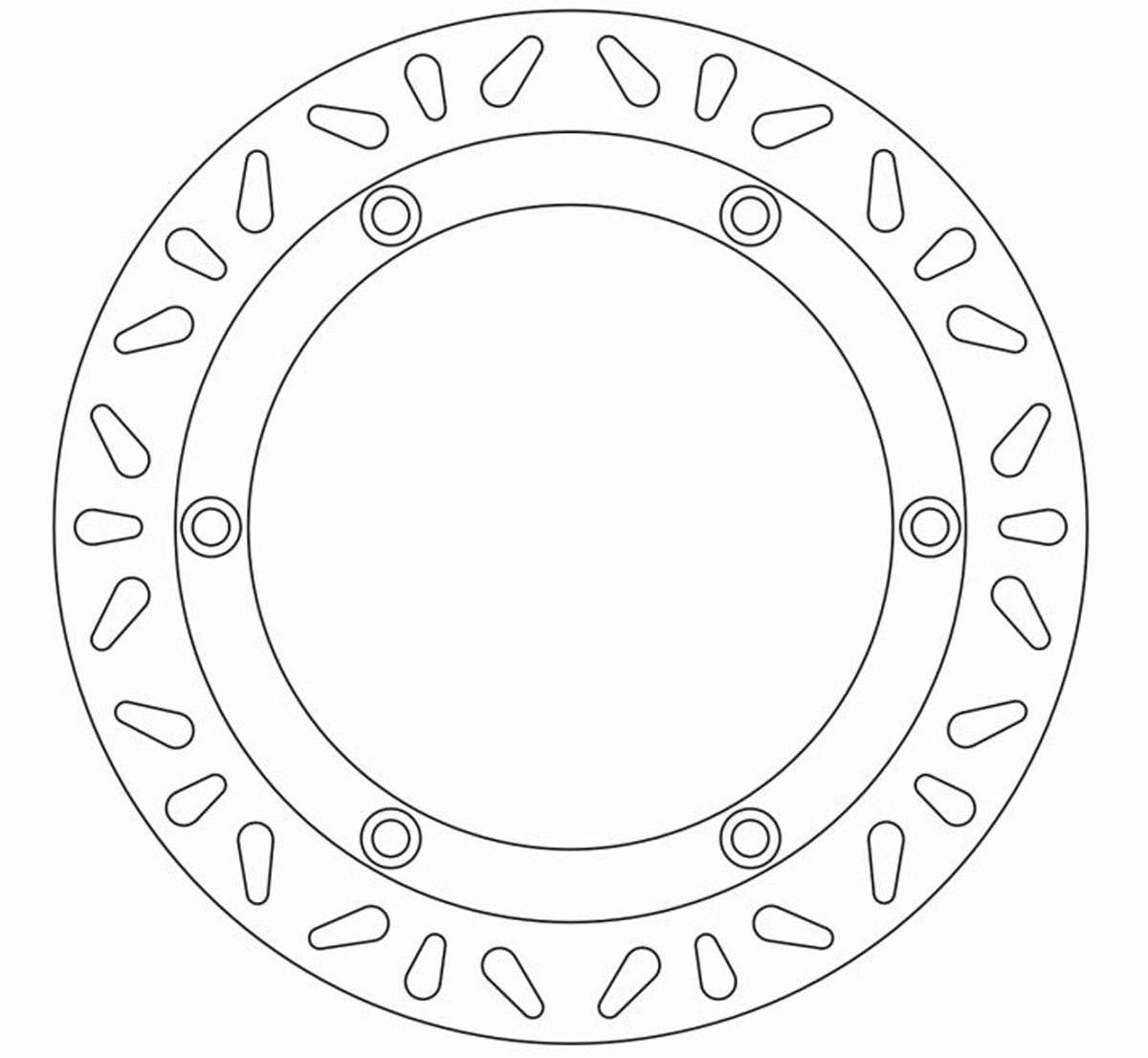 Ferodo Brake Disc Solid FMD0098R