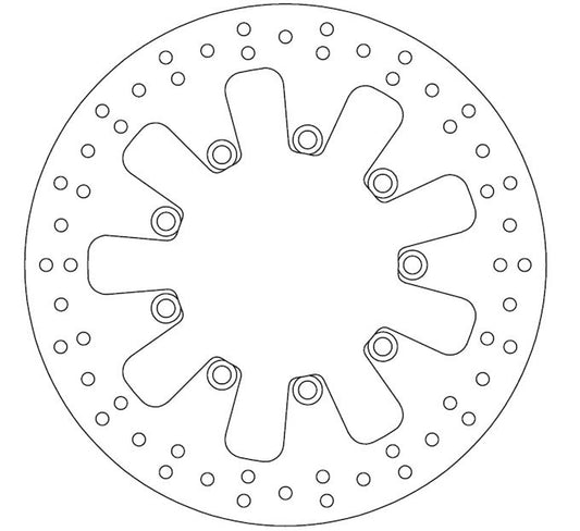 Ferodo Brake Disc Solid FMD0105R