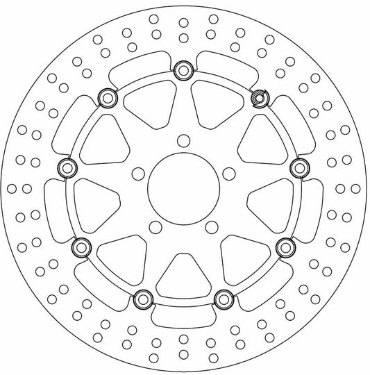 Ferodo Brake Disc Floating Alloy Centre Fmd0114Rx