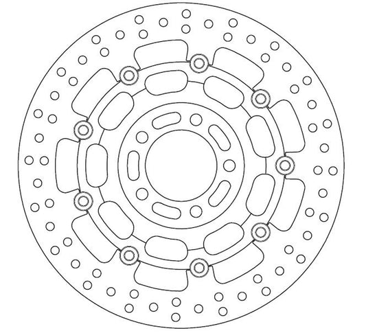 Ferodo Brake Disc Floating Alloy Centre FMD0120RX