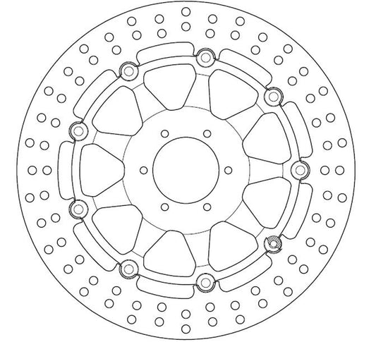 Ferodo Brake Disc Floating Alloy Centre Fmd0121Rx