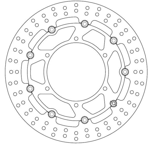 Ferodo Brake Disc Floating Alloy Centre Fmd0129Rx