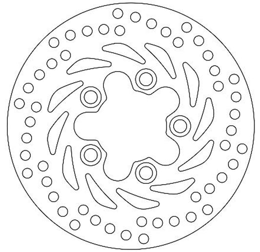 Ferodo Brake Disc Solid FMD0133R