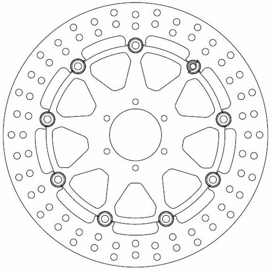 Ferodo Brake Disc Floating Alloy Centre FMD0137RX