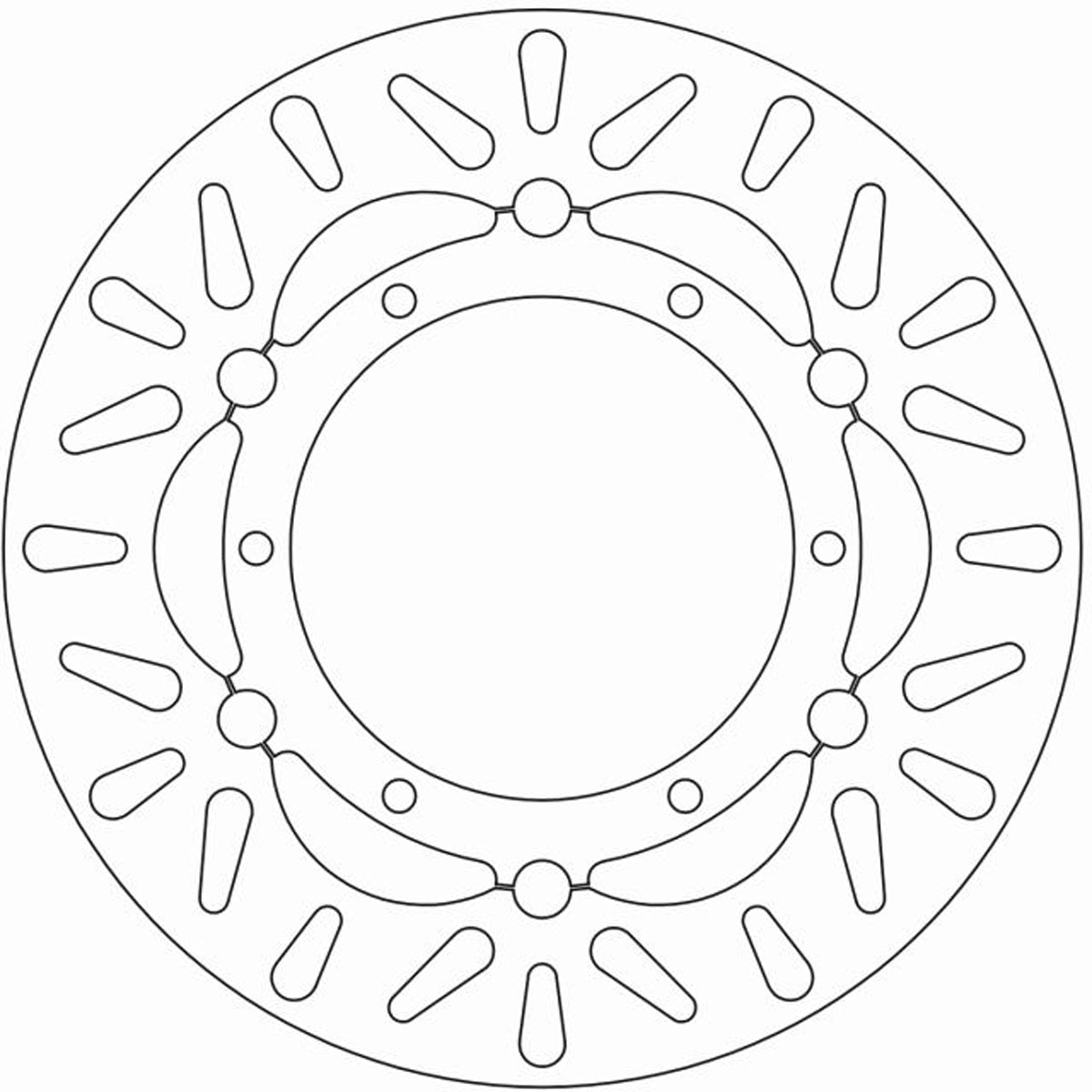 Ferodo Brake Disc Floating Steel Centre FMD0163RF