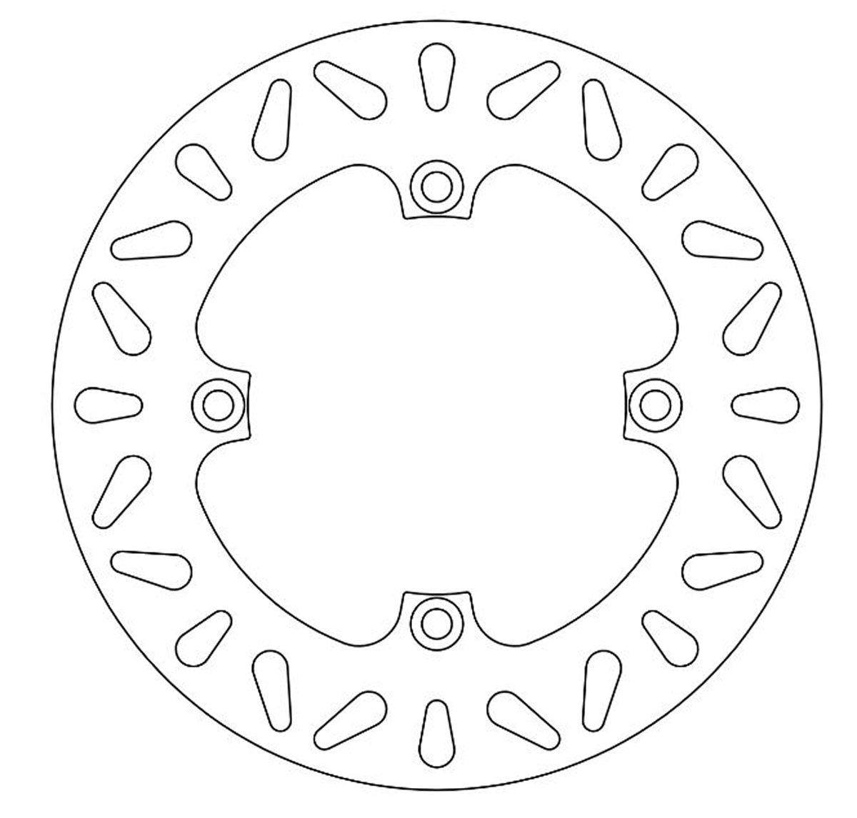Ferodo Brake Disc Solid FMD0180R