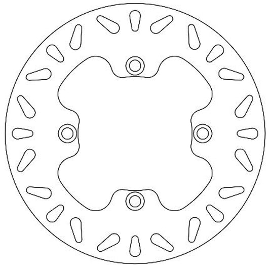 Ferodo Brake Disc Solid FMD0203R