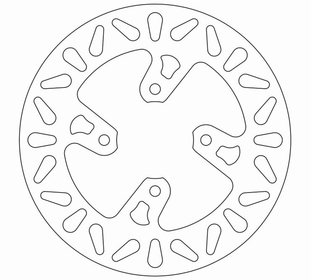 Ferodo Brake Disc Solid FMD0228R