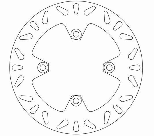 Ferodo Brake Disc Solid FMD0233R