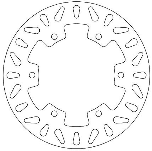 Ferodo Brake Disc Solid FMD0261R