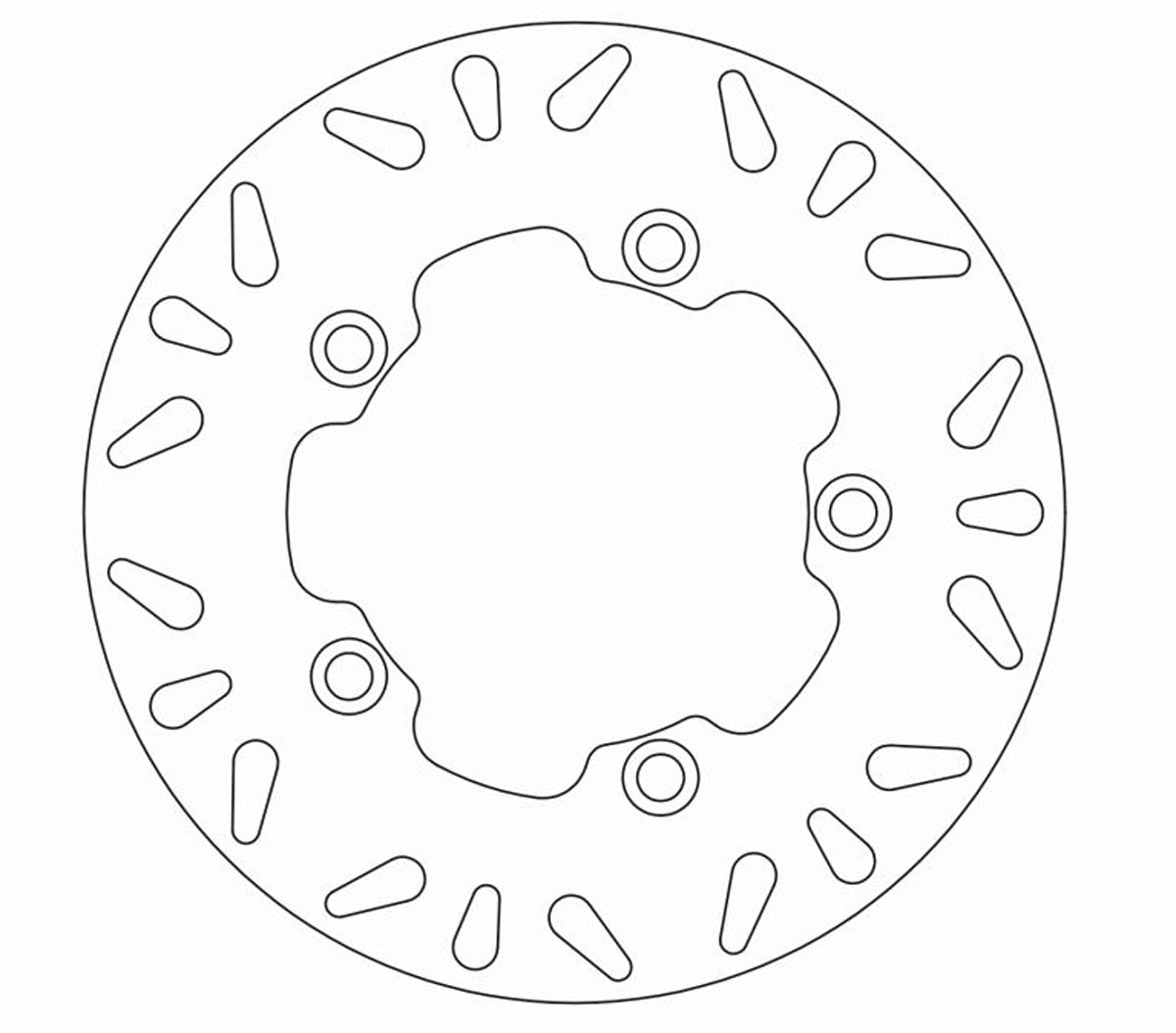 Ferodo Brake Disc Solid FMD0265R
