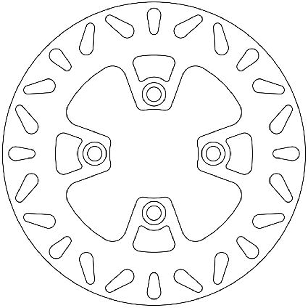 Ferodo Brake Disc Solid FMD0318R