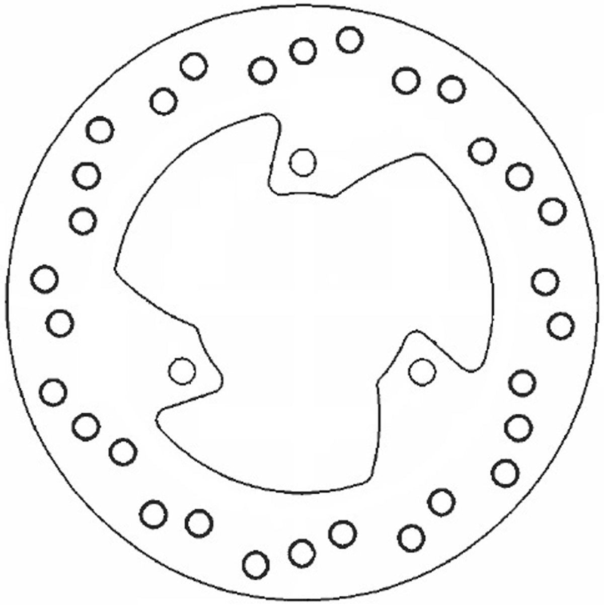 Ferodo Brake Disc Solid FMD0327R