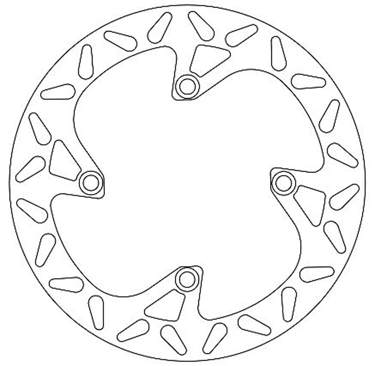 Ferodo Brake Disc Solid FMD0335R