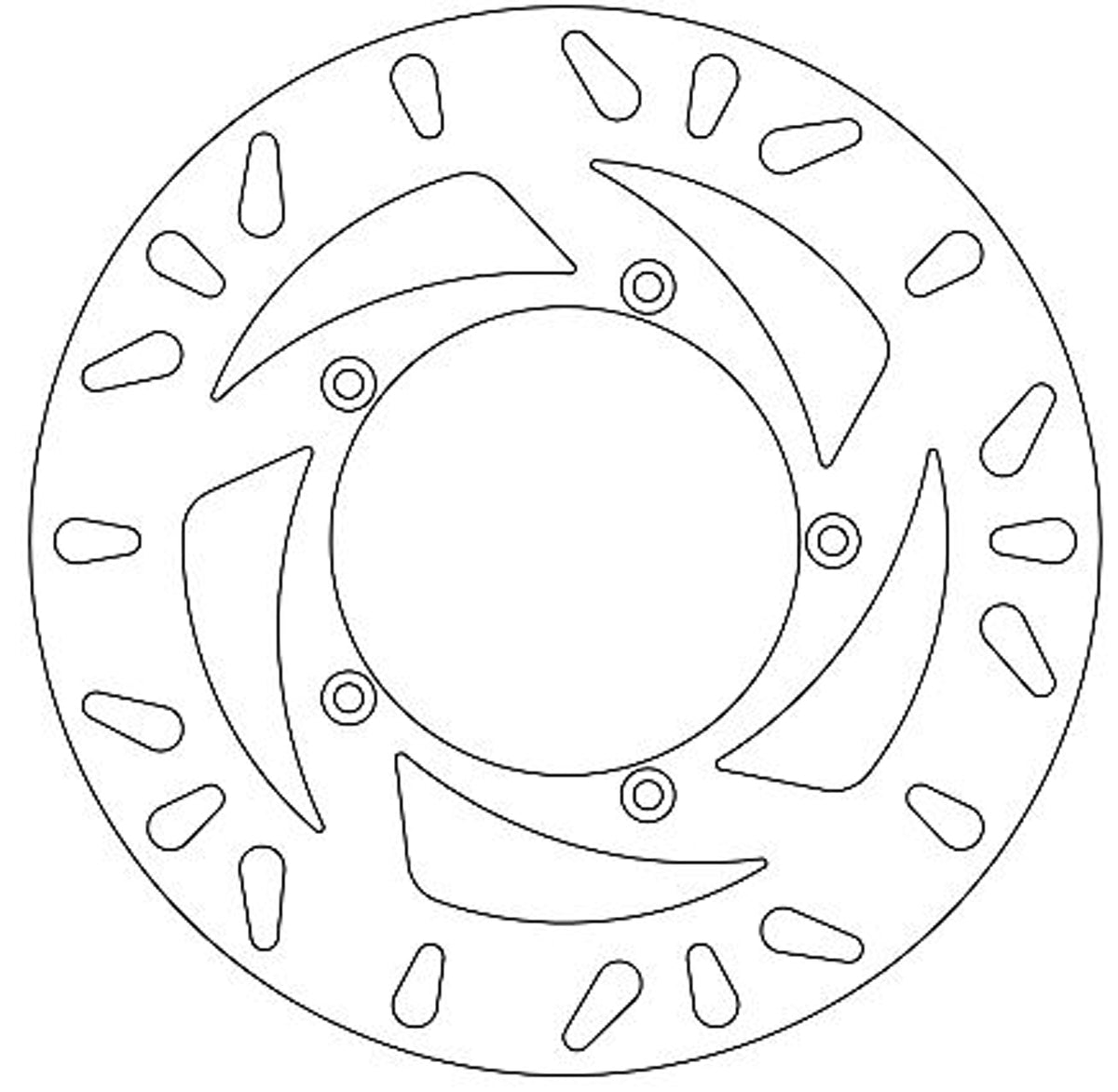 Ferodo Brake Disc Solid FMD0371R