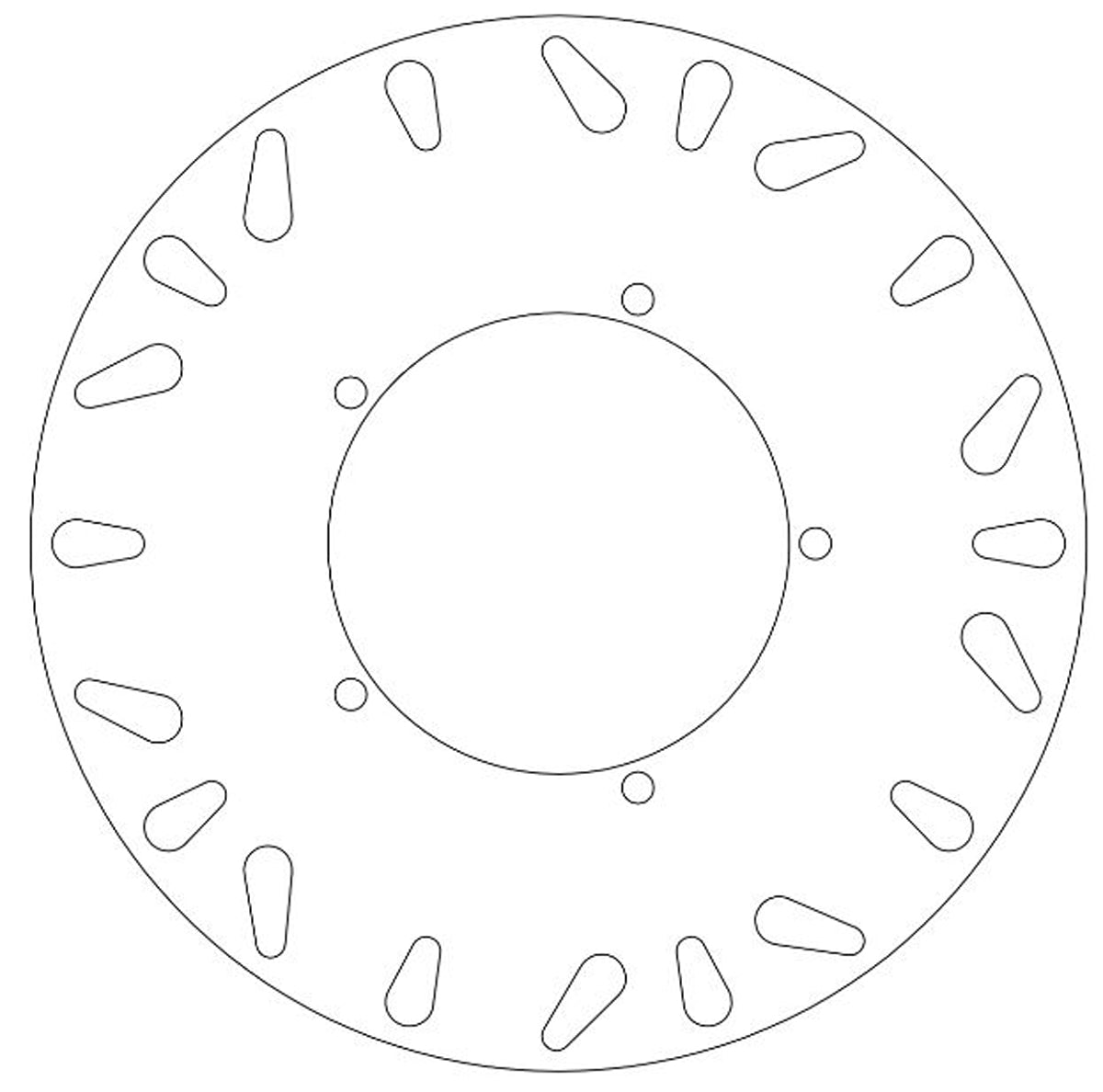 Ferodo Brake Disc Solid FMD0413R