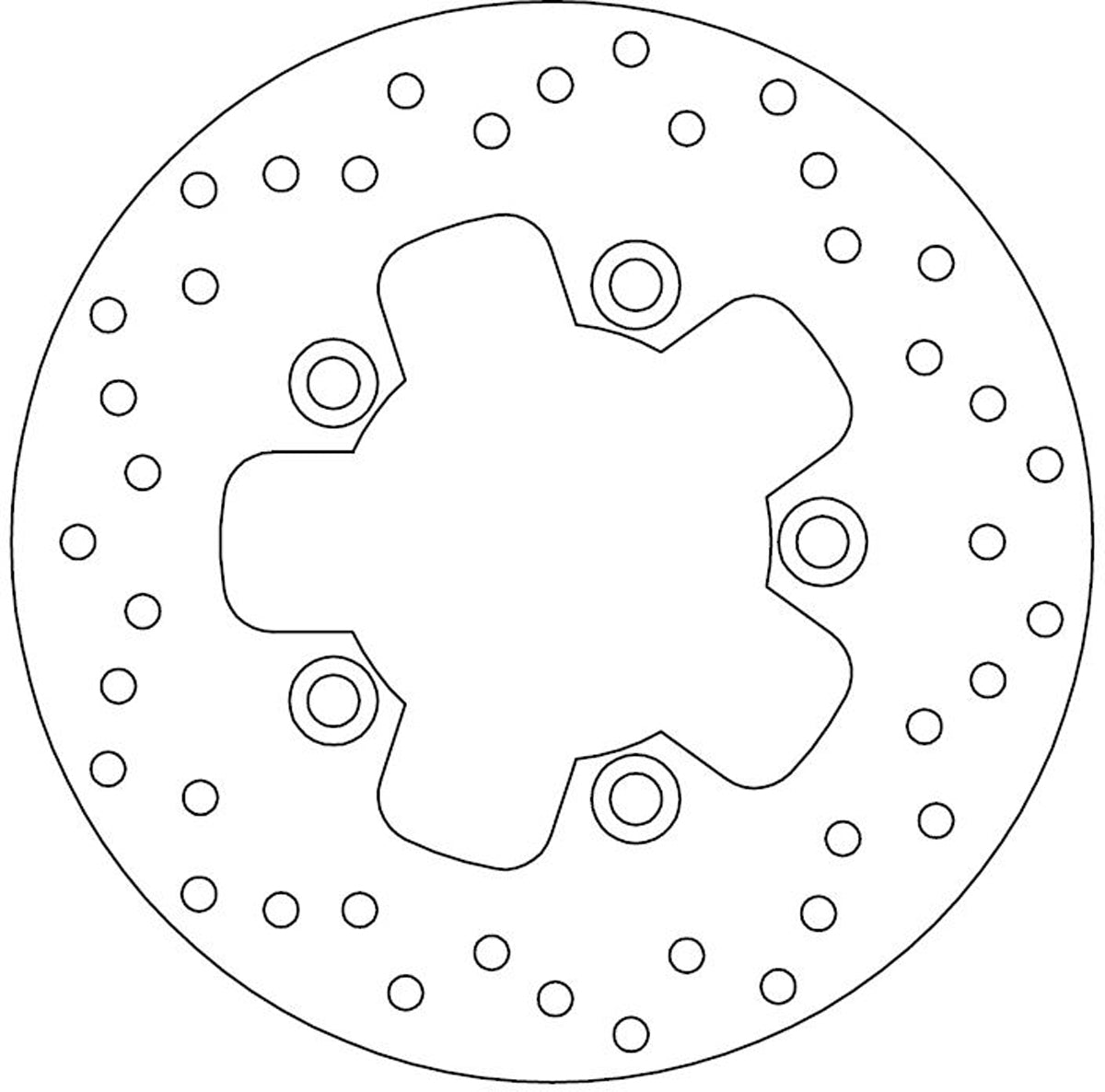 Ferodo Brake Disc Solid FMD0452R