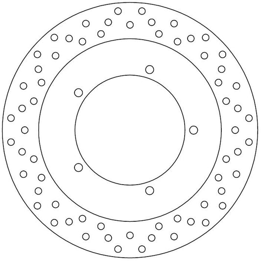 Ferodo Brake Disc Solid FMD0454R