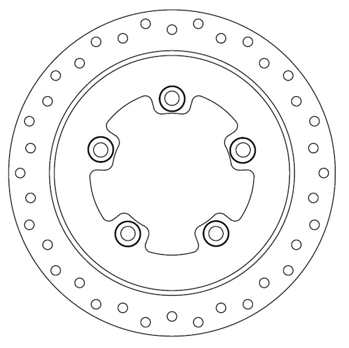 Ferodo Brake Disc Solid FMD0465R