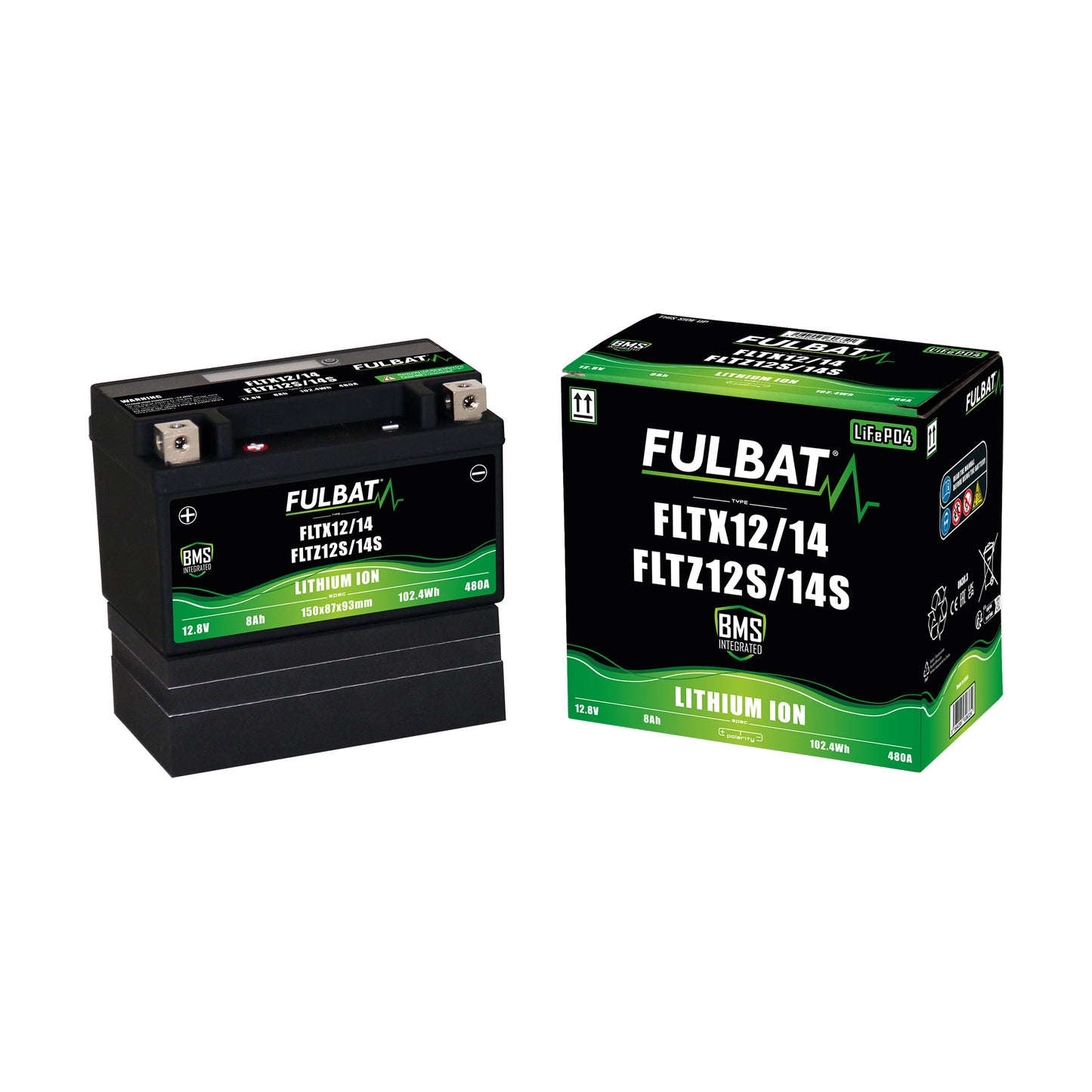 Fulbat FLTX12/14-FLTZ12S/14S Lithium Battery