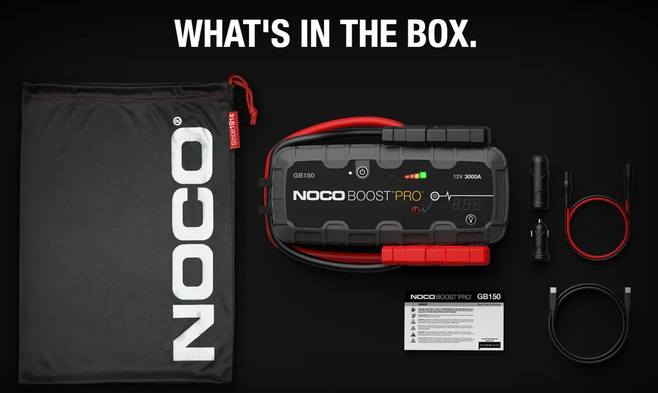 NOCO Boost Pro GB150 3000A Lithium Jump Starter / Powerbank