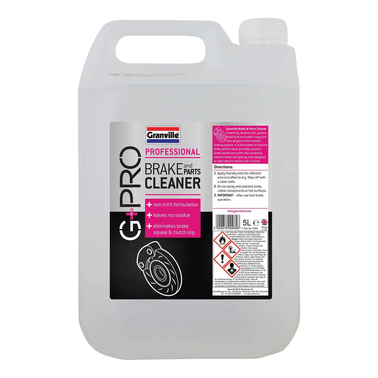 G+PRO Brake And Parts Cleaner - 5 Litre