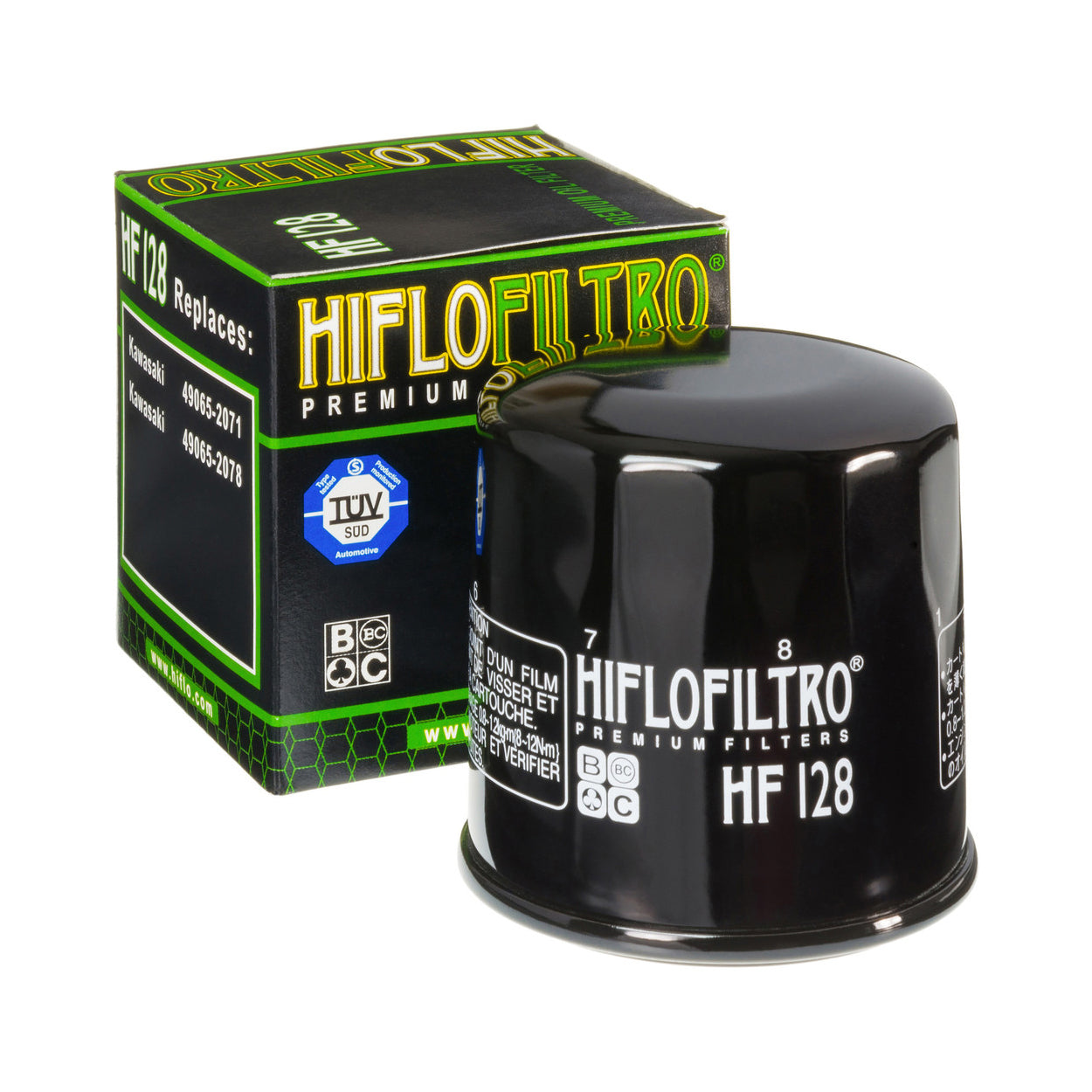 Hiflofiltro Oil Filter HF128