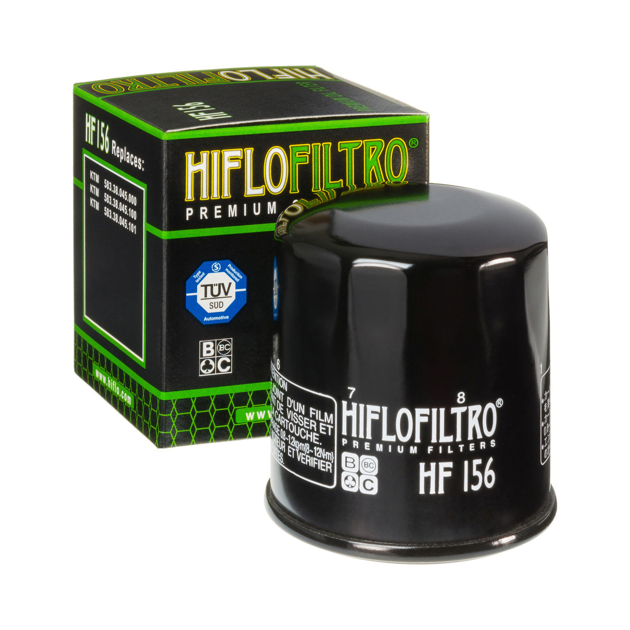 Hiflofiltro Oil Filter HF156