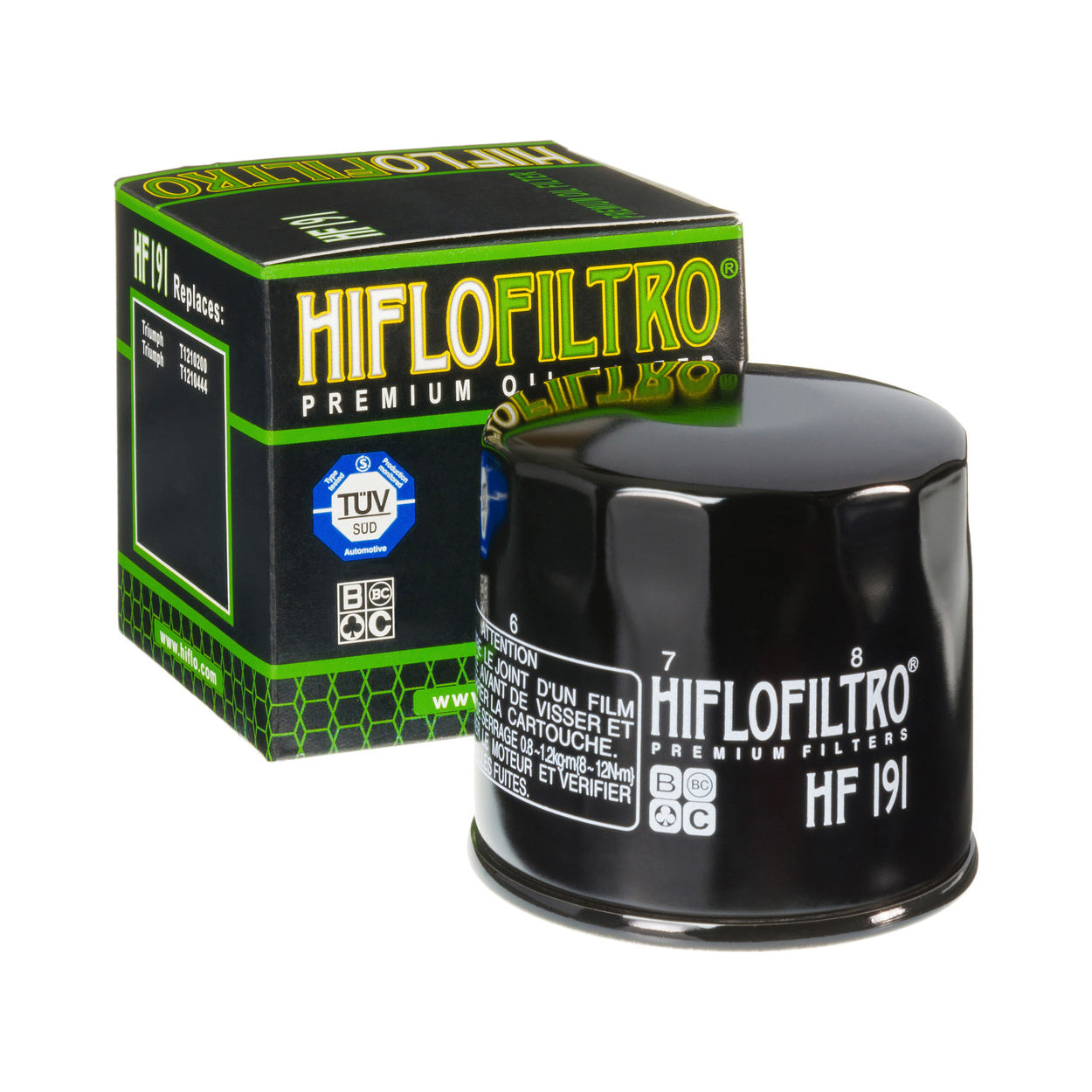 Hiflofiltro Oil Filter HF191